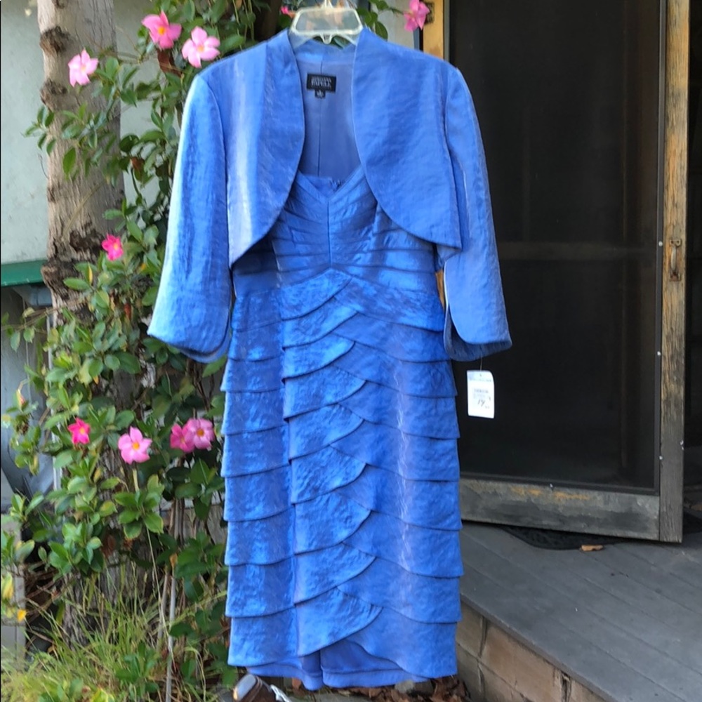 Adrianna Papell cocktail dress with bolero jacket